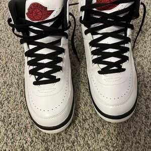 Air Jordan White and Black Sneakers